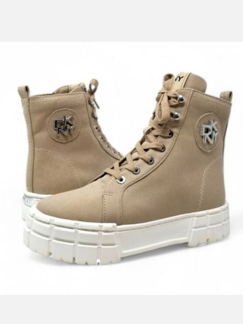 DKNY Peri Lace Up High Top Sneakers